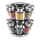 Cole&Mason - Rotating rack with spice jars MASTER 17 pcs