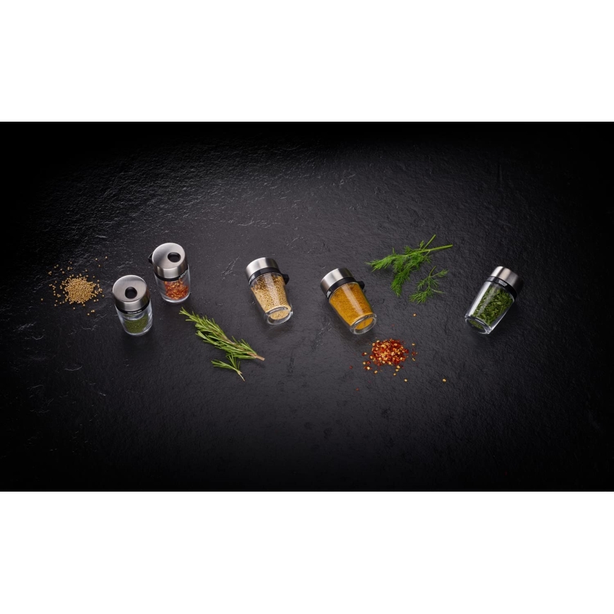 Cole&Mason - Rotating rack with spice jars MASTER 17 pcs
