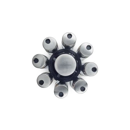 Cole&Mason - Rotating rack with spice jars MASTER 17 pcs