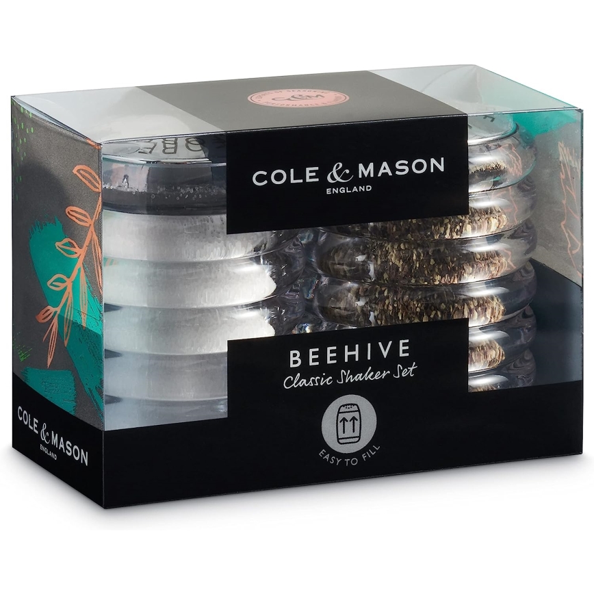 Cole&Mason - Salt and pepper shakers BEEHIVE 2 pcs 7 cm