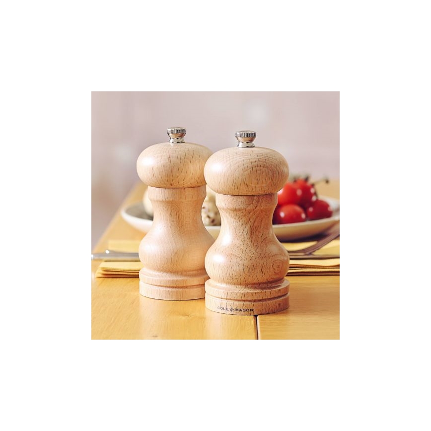 Cole&Mason - Salt grinder CAPSTAN BEECH beech 12 cm