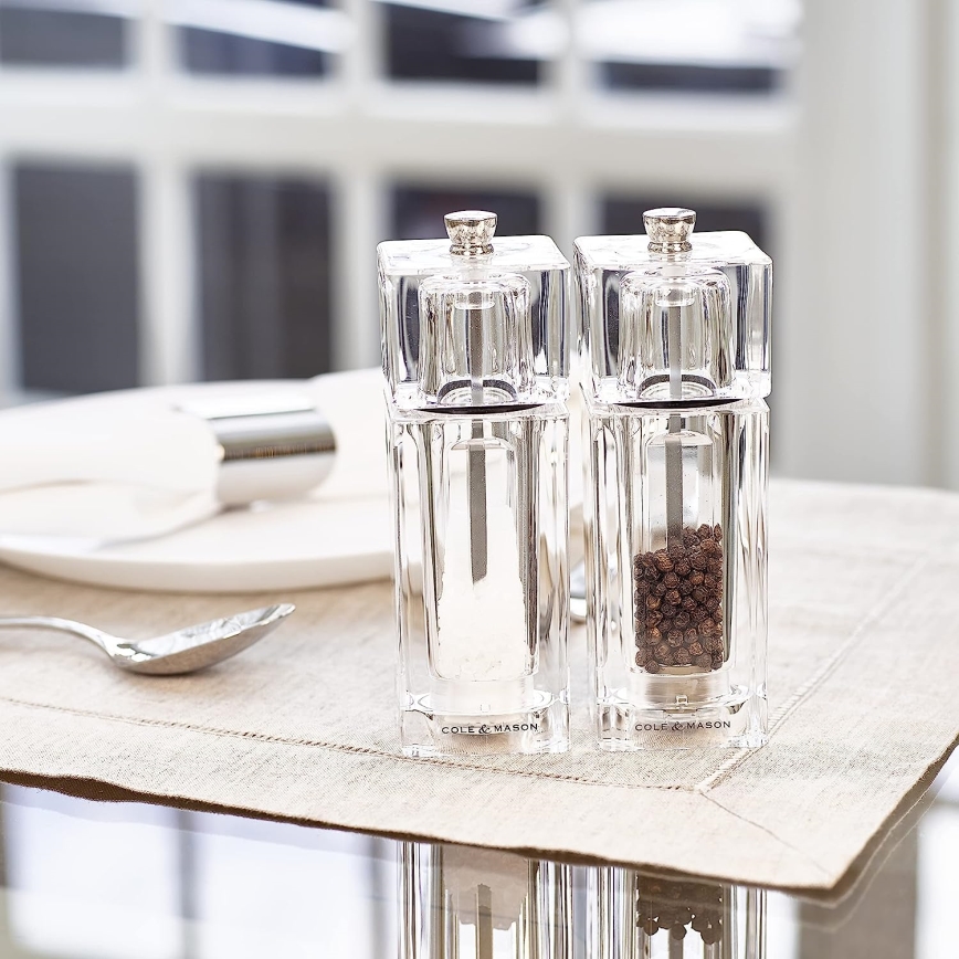 Cole&Mason - Salt grinder CUBE 14,5 cm