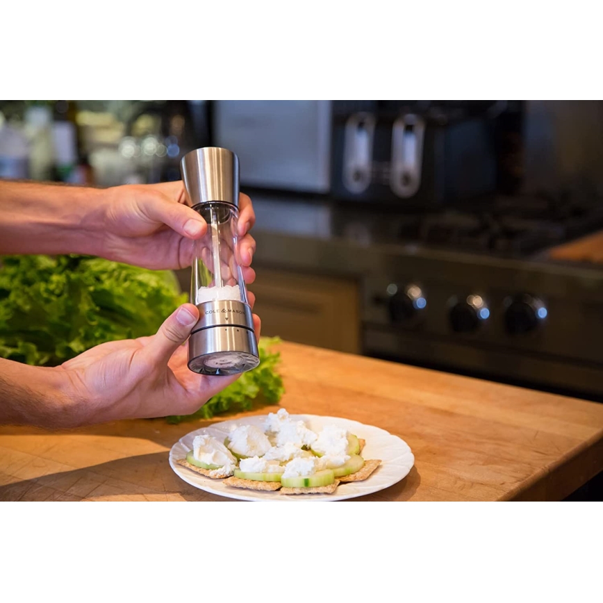 Cole&Mason - Salt grinder DERWENT 19 cm shiny chrome