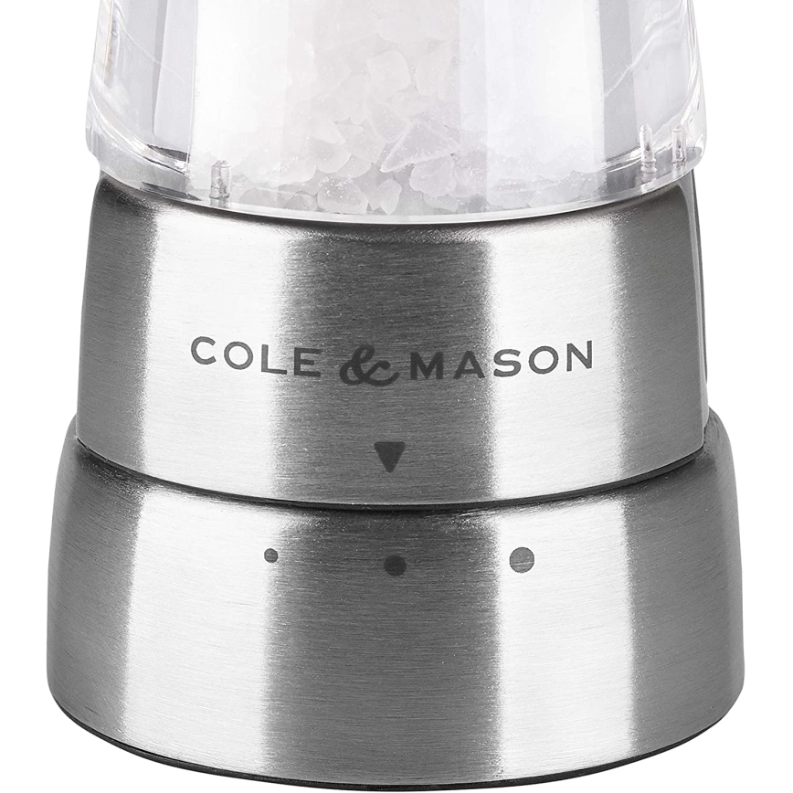 Cole&Mason - Salt grinder DERWENT 19 cm shiny chrome