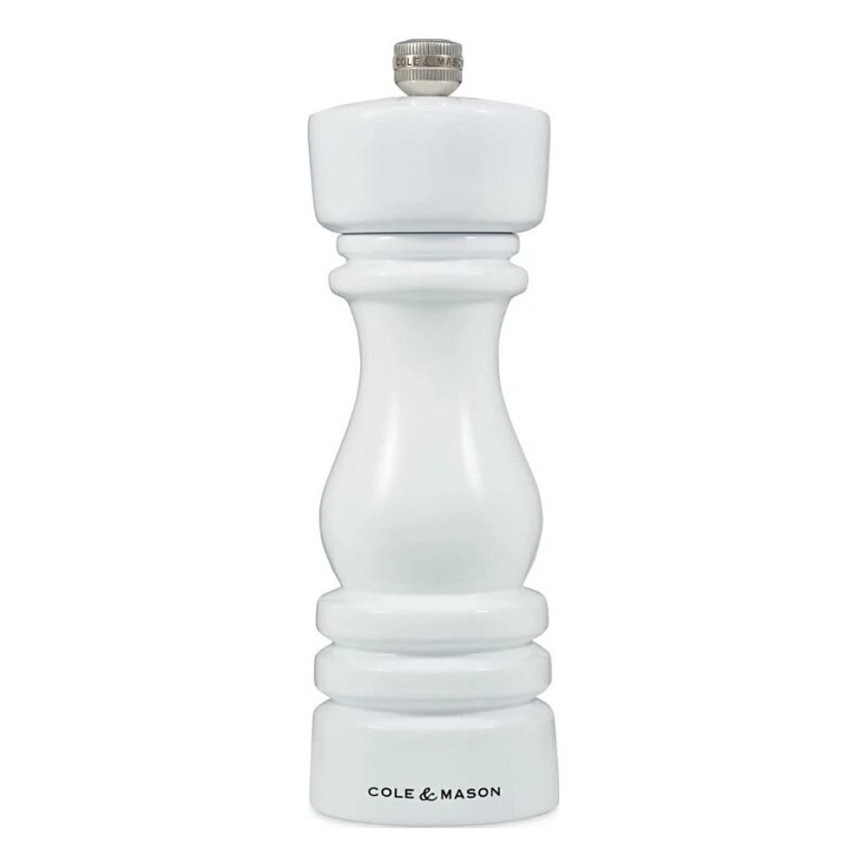 Cole&Mason - Salt grinder LONDON 18 cm beech/white