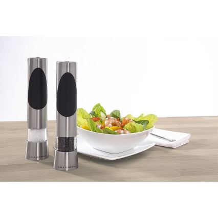 Cole&Mason - Set of electric salt and pepper grinders RICHMOND 2 pcs 6xAAA