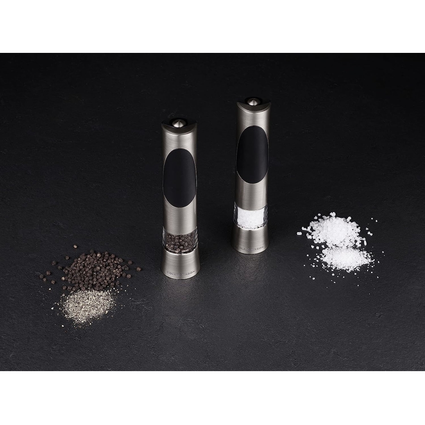 Cole&Mason - Set of electric salt and pepper grinders RICHMOND 2 pcs 6xAAA