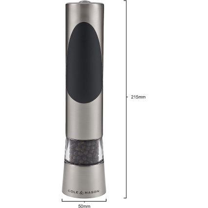 Cole&Mason - Set of electric salt and pepper grinders RICHMOND 2 pcs 6xAAA