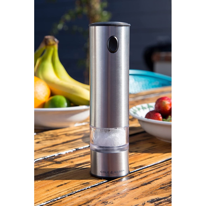 Cole&Mason - Set of electric spice grinders BATTERSEA 2 pcs 6xAAA