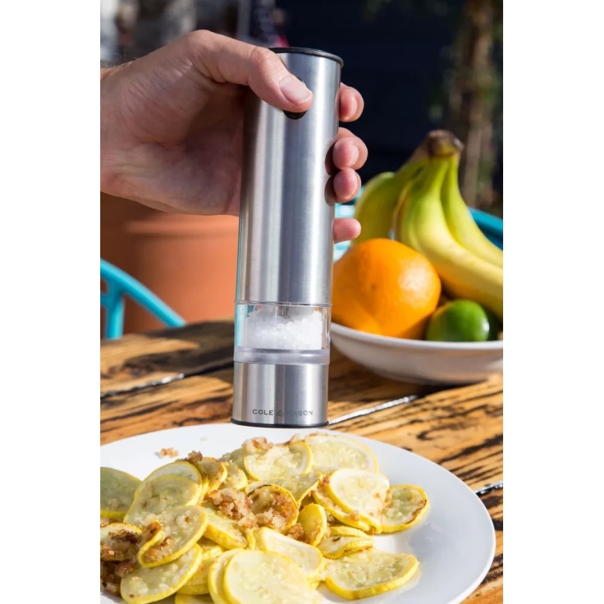 Cole&Mason - Set of electric spice grinders BATTERSEA 2 pcs 6xAAA