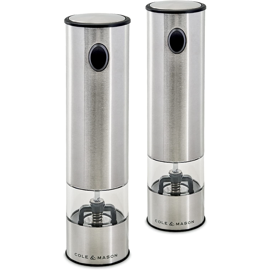 Cole&Mason - Set of electric spice grinders BATTERSEA 2 pcs 6xAAA