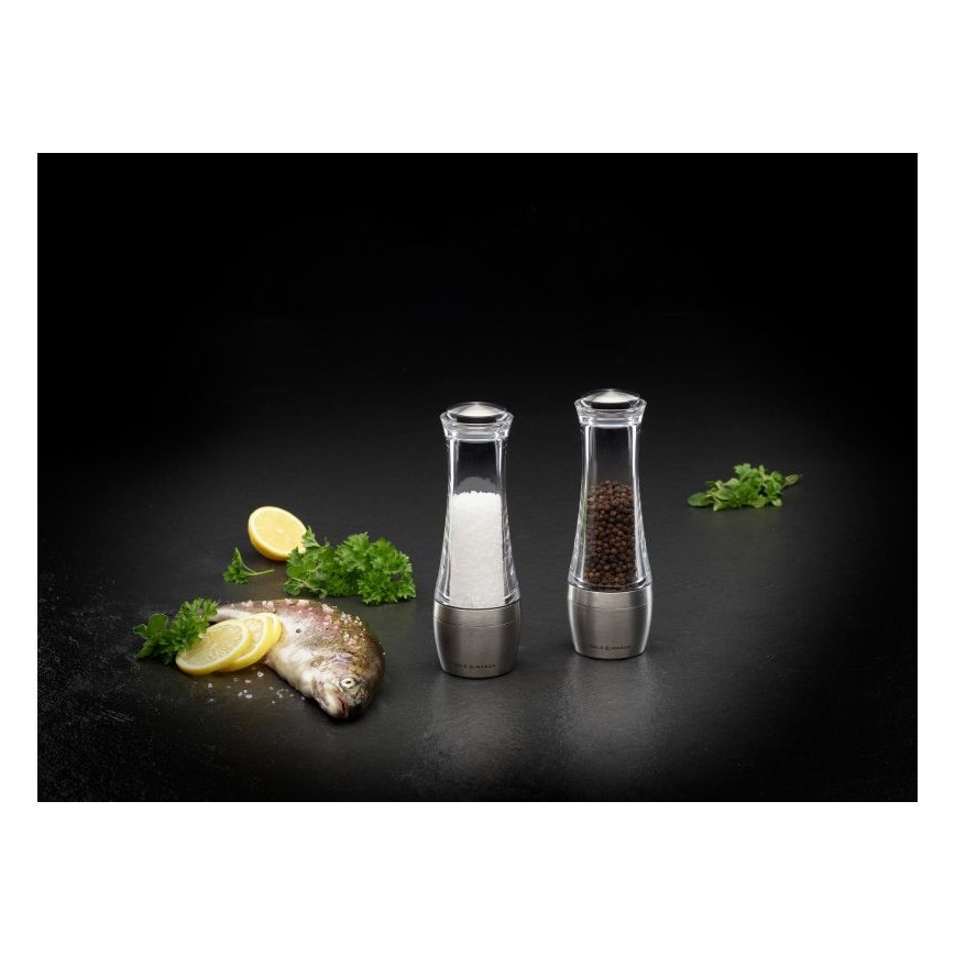 Cole&Mason - Set of salt and pepper grinders AMESBURY 2 pcs 19 cm