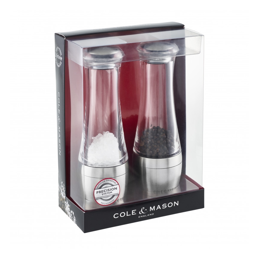 Cole&Mason - Set of salt and pepper grinders AMESBURY 2 pcs 19 cm