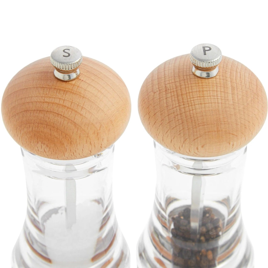 Cole&Mason - Set of salt and pepper grinders BASICS 2 pcs beech 16 cm