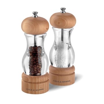 Cole&Mason - Set of salt and pepper grinders BEECH 2 pcs beech 16,5 cm