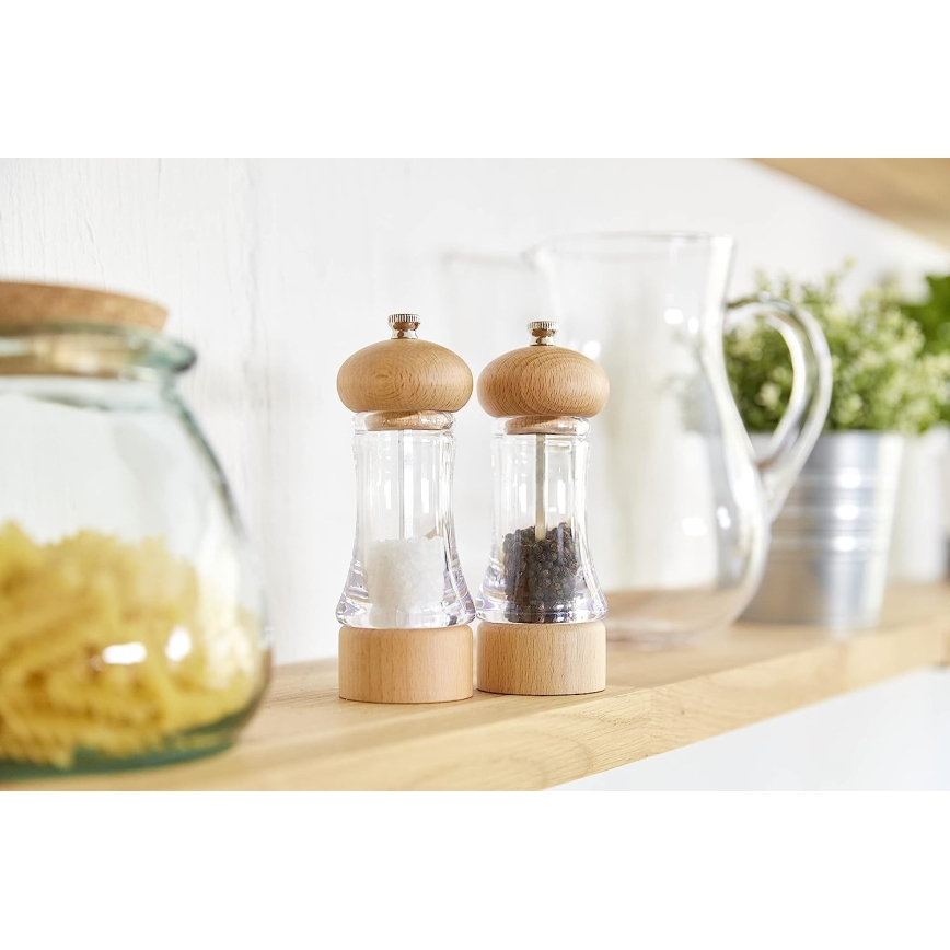 Cole&Mason - Set of salt and pepper grinders BEECH 2 pcs beech 16,5 cm