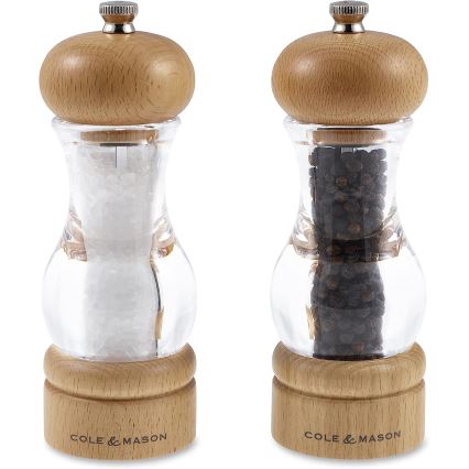 Cole&Mason - Set of salt and pepper grinders BEECH 2 pcs beech 16,5 cm