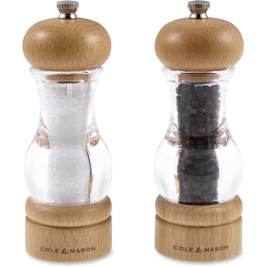 Cole&Mason - Set of salt and pepper grinders BEECH 2 pcs beech 16,5 cm