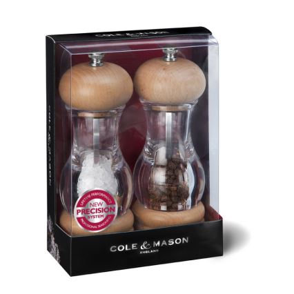 Cole&Mason - Set of salt and pepper grinders BEECH 2 pcs beech 16,5 cm