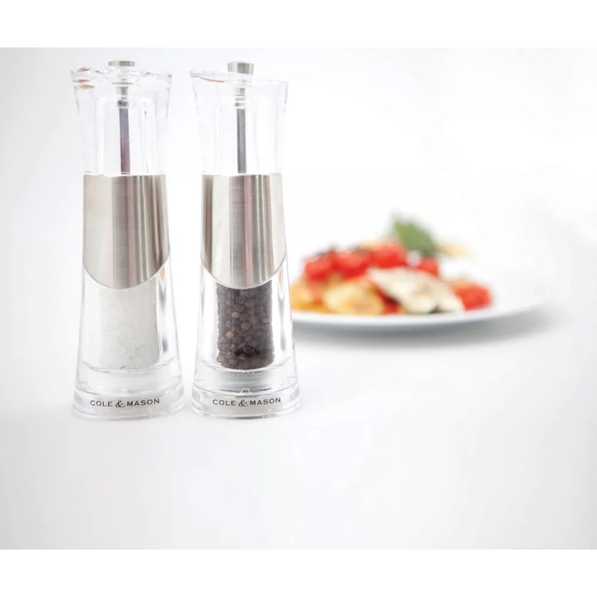 Cole&Mason - Set of salt and pepper grinders BOBBI 2 pcs 18,5 cm