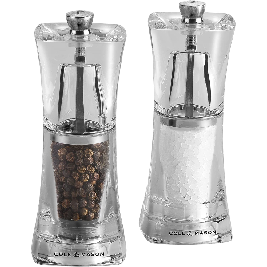 Cole&Mason - Set of salt and pepper grinders CRYSTAL 2 pcs 12,5 cm