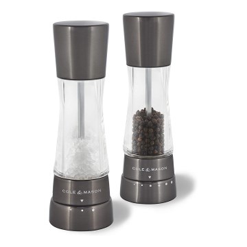 Cole&Mason - Set of salt and pepper grinders DERWENT 2 pcs 19 cm anthracite