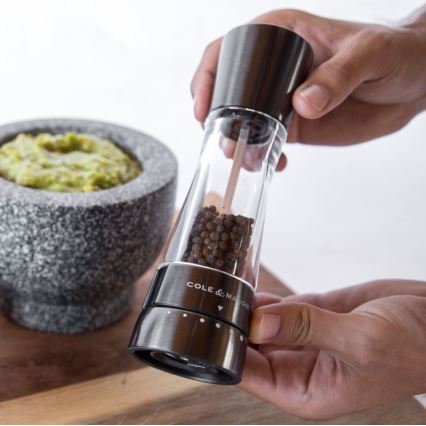 Cole&Mason - Set of salt and pepper grinders DERWENT 2 pcs 19 cm anthracite