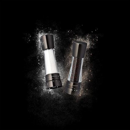 Cole&Mason - Set of salt and pepper grinders DERWENT 2 pcs 19 cm anthracite