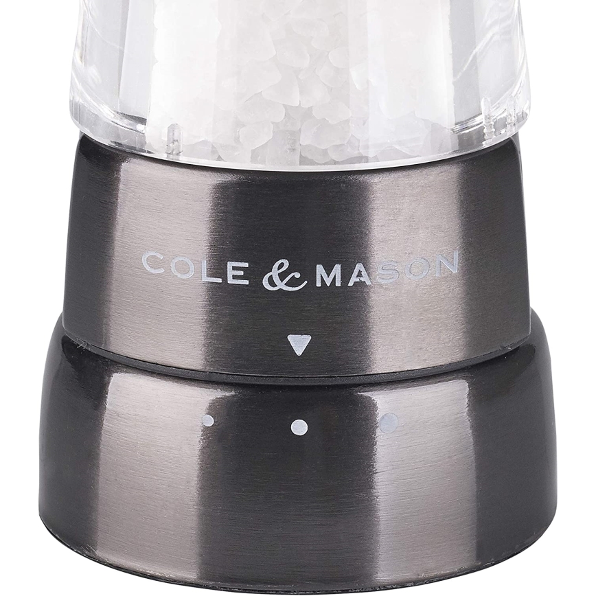 Cole&Mason - Set of salt and pepper grinders DERWENT 2 pcs 19 cm anthracite