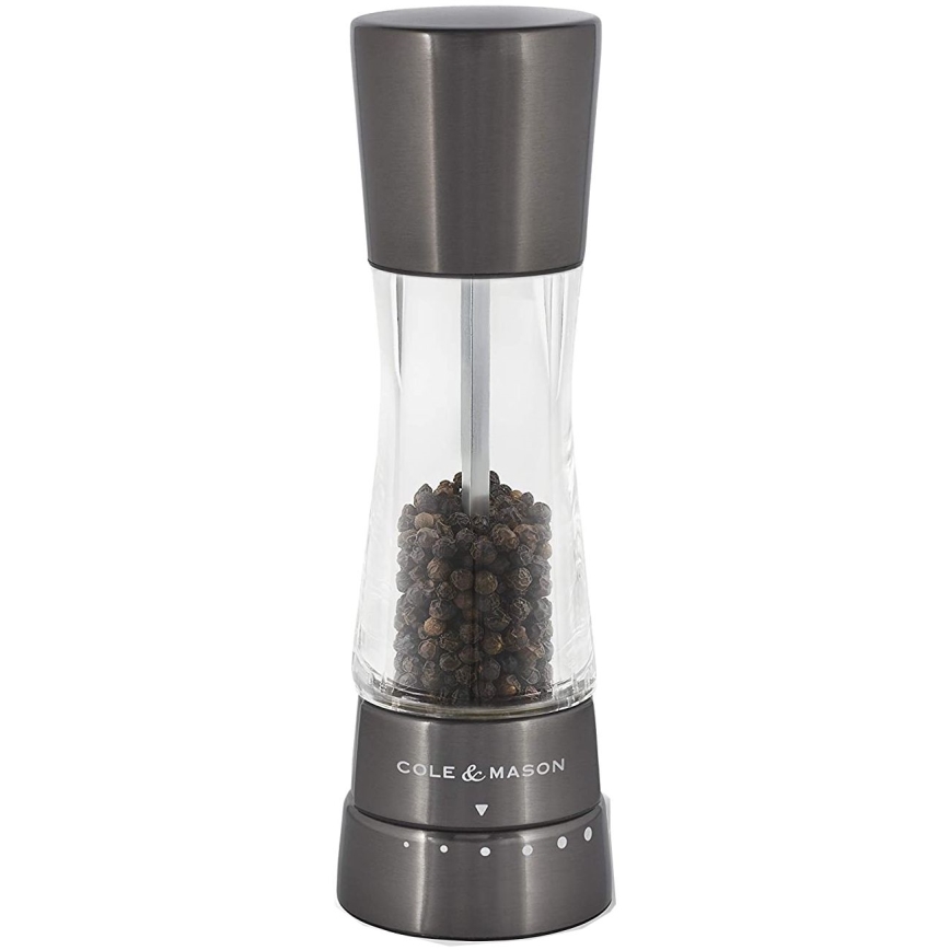 Cole&Mason - Set of salt and pepper grinders DERWENT 2 pcs 19 cm anthracite