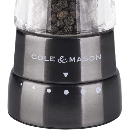 Cole&Mason - Set of salt and pepper grinders DERWENT 2 pcs 19 cm anthracite