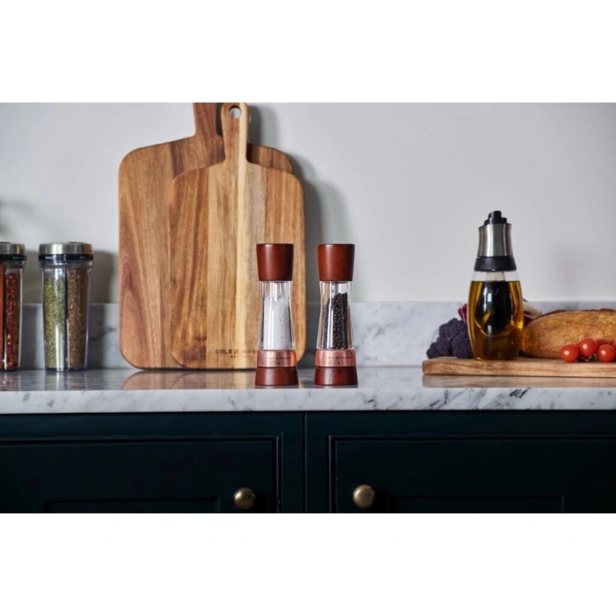 Cole&Mason - Set of salt and pepper grinders DERWENT 2 pcs 19 cm beech/brown