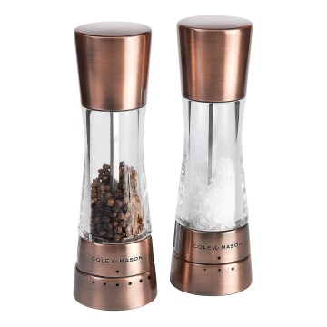 Cole&Mason - Set of salt and pepper grinders DERWENT 2 pcs 19 cm copper