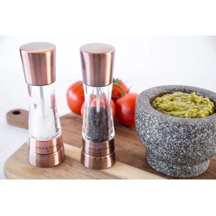 Cole&Mason - Set of salt and pepper grinders DERWENT 2 pcs 19 cm copper