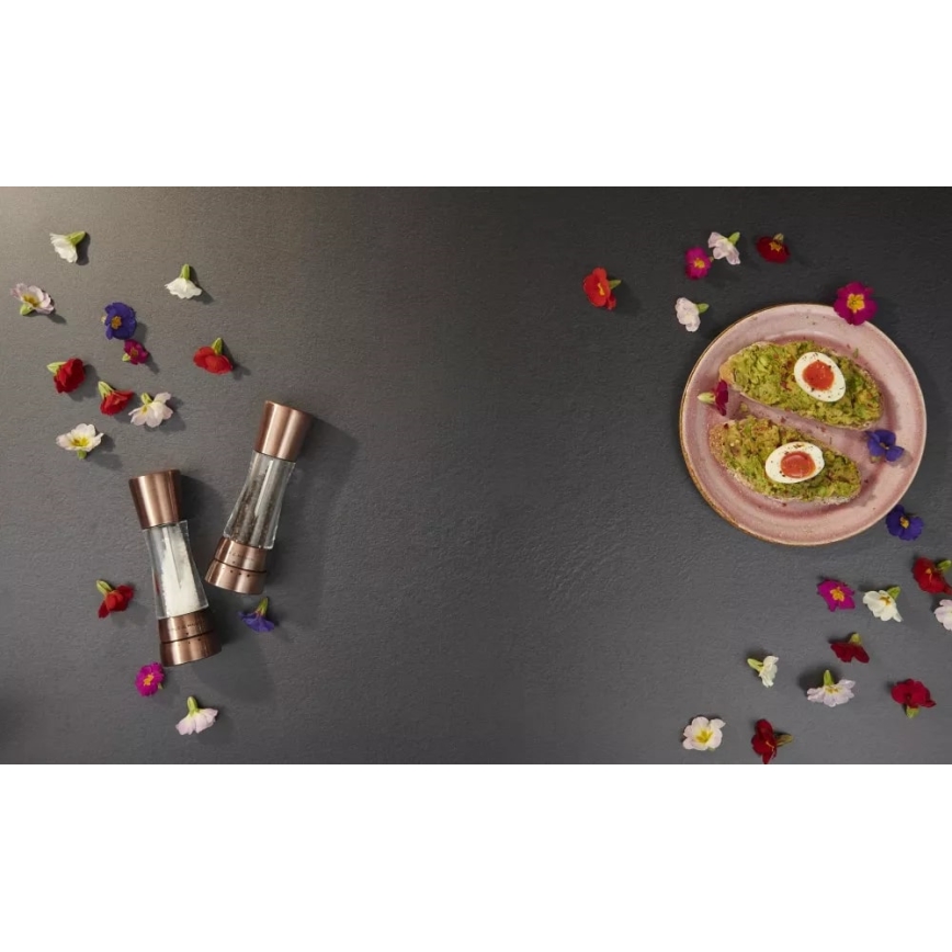 Cole&Mason - Set of salt and pepper grinders DERWENT 2 pcs 19 cm copper