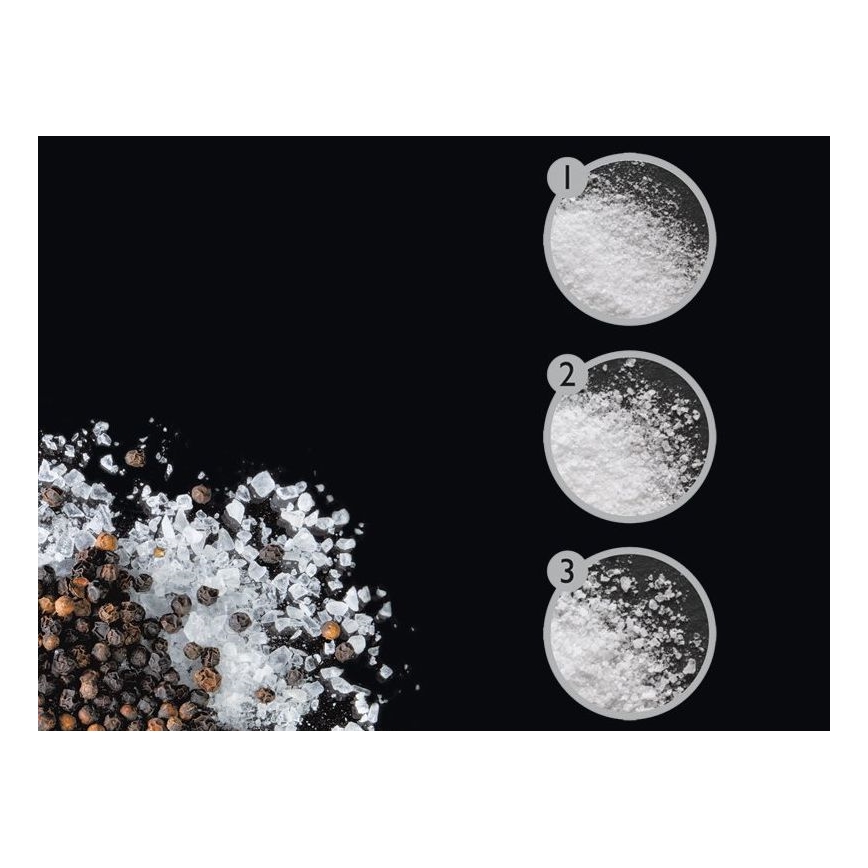 Cole&Mason - Set of salt and pepper grinders DERWENT 2 pcs 19 cm matte chrome