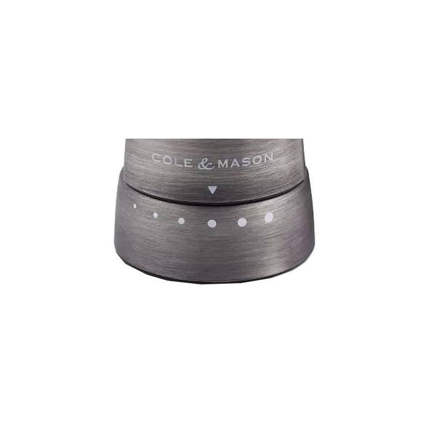 Cole&Mason - Set of salt and pepper grinders DERWENT 2 pcs 19 cm matte chrome