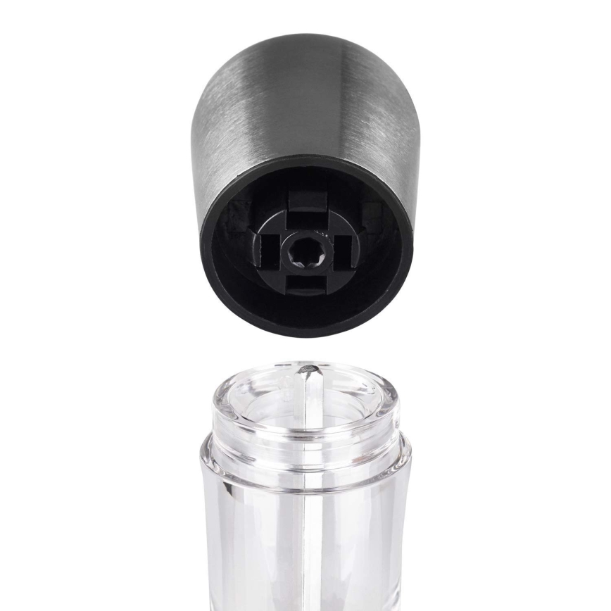 Cole&Mason - Set of salt and pepper grinders DERWENT 2 pcs 19 cm matte chrome