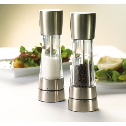 Cole&Mason - Set of salt and pepper grinders DERWENT 2 pcs 19 cm shiny chrome