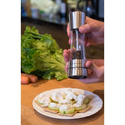 Cole&Mason - Set of salt and pepper grinders DERWENT 2 pcs 19 cm shiny chrome