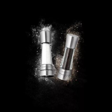 Cole&Mason - Set of salt and pepper grinders DERWENT 2 pcs 19 cm shiny chrome