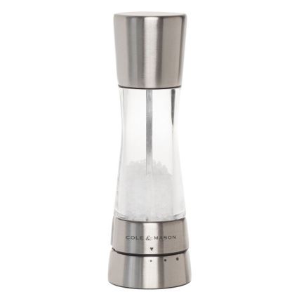 Cole&Mason - Set of salt and pepper grinders DERWENT 2 pcs 19 cm shiny chrome