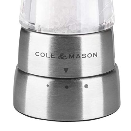 Cole&Mason - Set of salt and pepper grinders DERWENT 2 pcs 19 cm shiny chrome