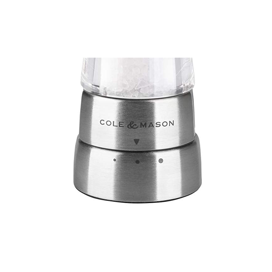 Cole&Mason - Set of salt and pepper grinders DERWENT 2 pcs 19 cm shiny chrome