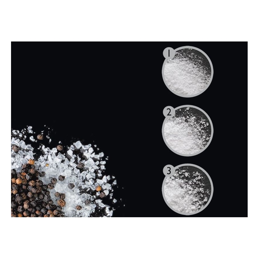 Cole&Mason - Set of salt and pepper grinders DERWENT 2 pcs 19 cm shiny chrome