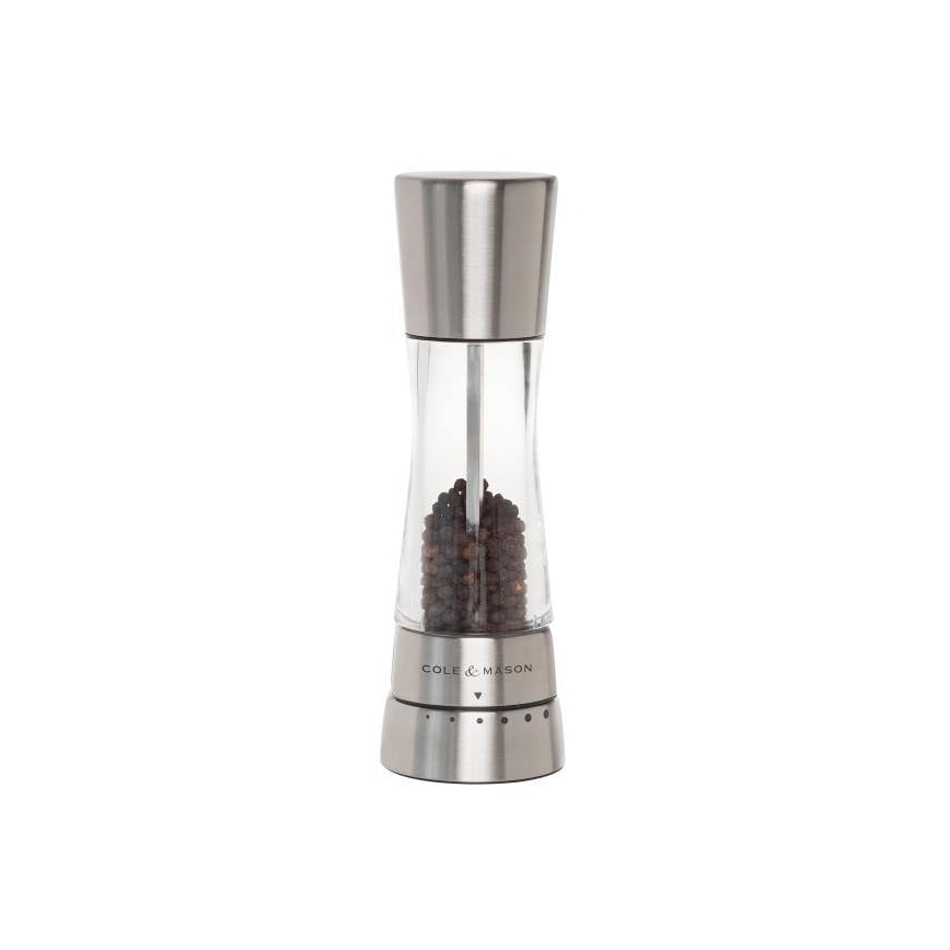 Cole&Mason - Set of salt and pepper grinders DERWENT 2 pcs 19 cm shiny chrome