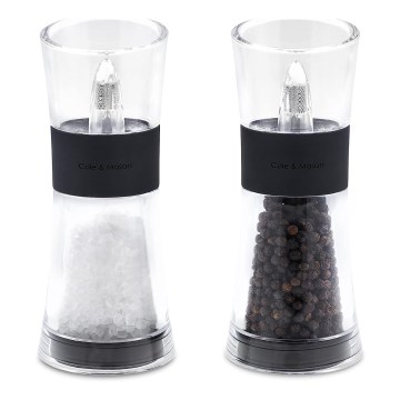 Cole&Mason - Set of salt and pepper grinders FLIP 2 pcs 15,4 cm black