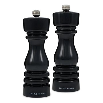 Cole&Mason - Set of salt and pepper grinders LONDON 2 pcs 18 cm beech/black