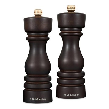 Cole&Mason - Set of salt and pepper grinders LONDON 2 pcs 18 cm beech/brown