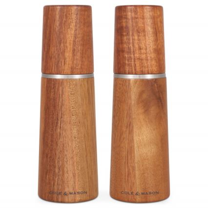 Cole&Mason - Set of salt and pepper grinders MARLOW acacia 2 pcs 18,5 cm